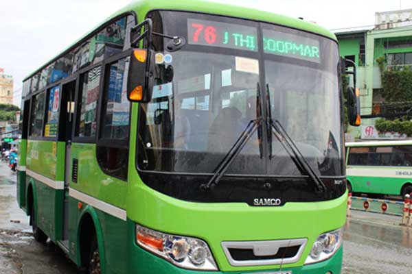 Saigon city bus